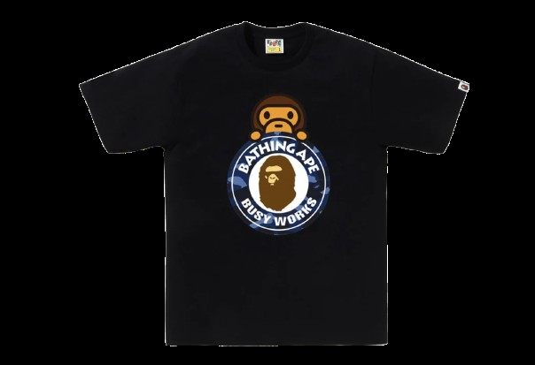 COLOR CAMO MILO ON BUSY WORKS TEE
